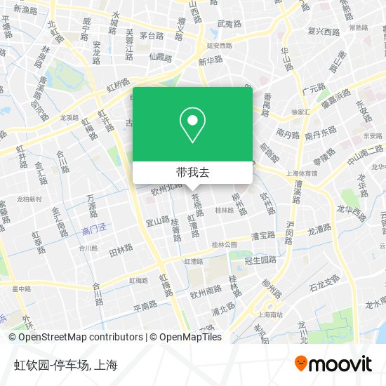 虹钦园-停车场地图