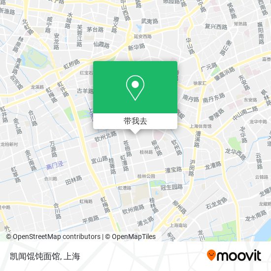 凯闻馄饨面馆地图