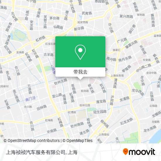 上海祯祯汽车服务有限公司地图