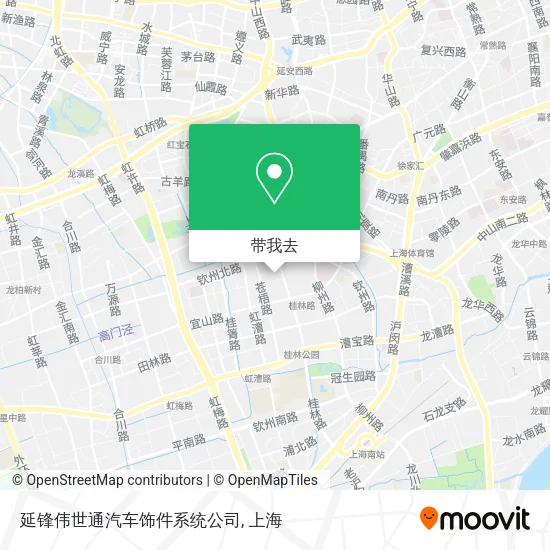 延锋伟世通汽车饰件系统公司地图