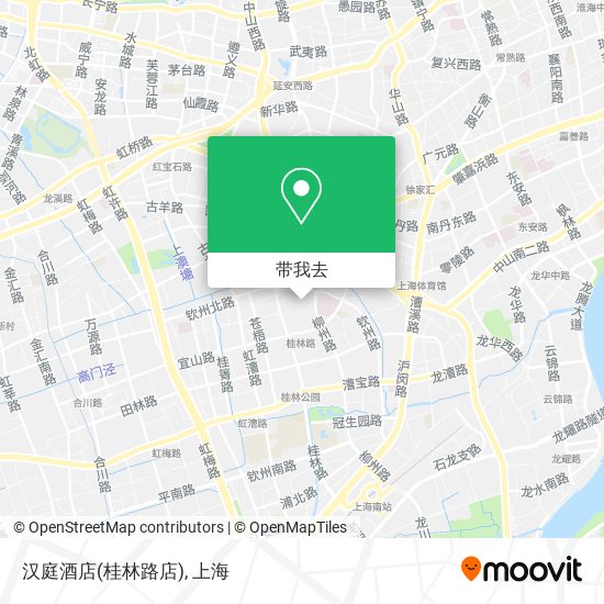 汉庭酒店(桂林路店)地图