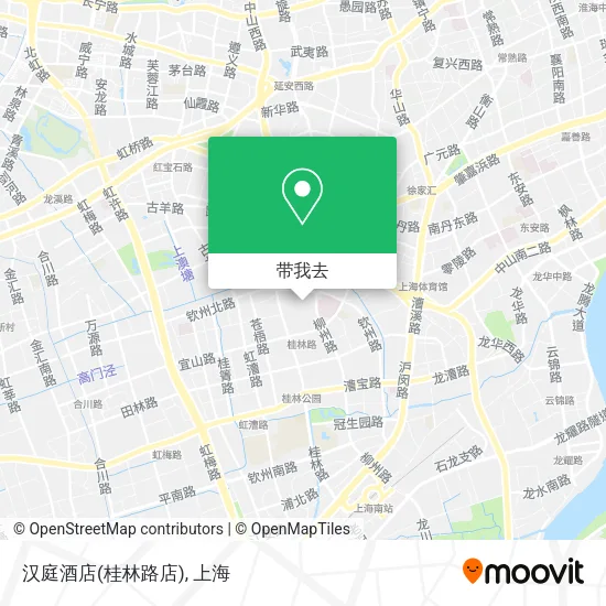 汉庭酒店(桂林路店)地图
