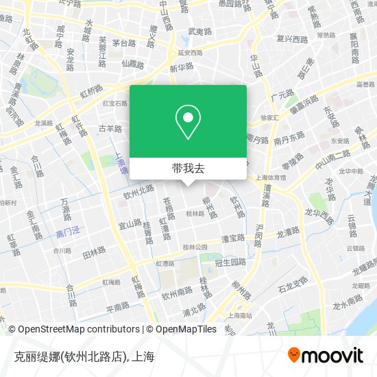 克丽缇娜(钦州北路店)地图