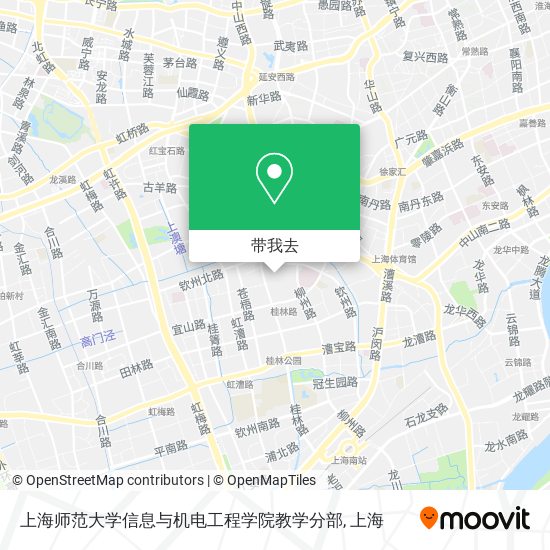上海师范大学信息与机电工程学院教学分部地图