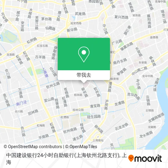 中国建设银行24小时自助银行(上海钦州北路支行)地图