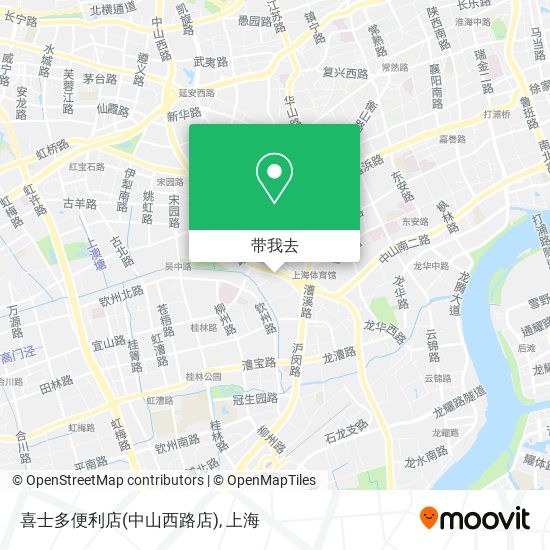 喜士多便利店(中山西路店)地图