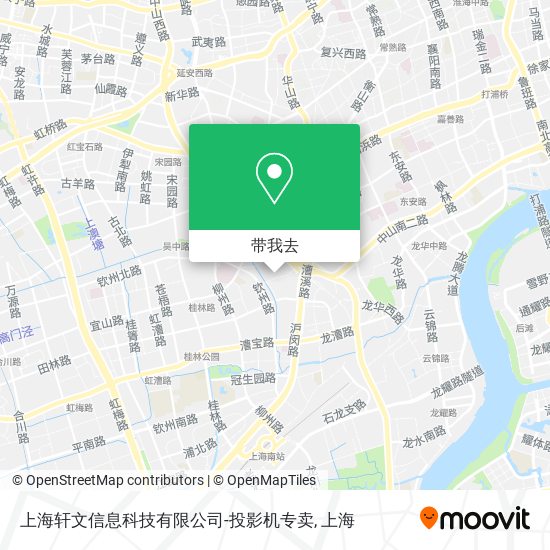 上海轩文信息科技有限公司-投影机专卖地图