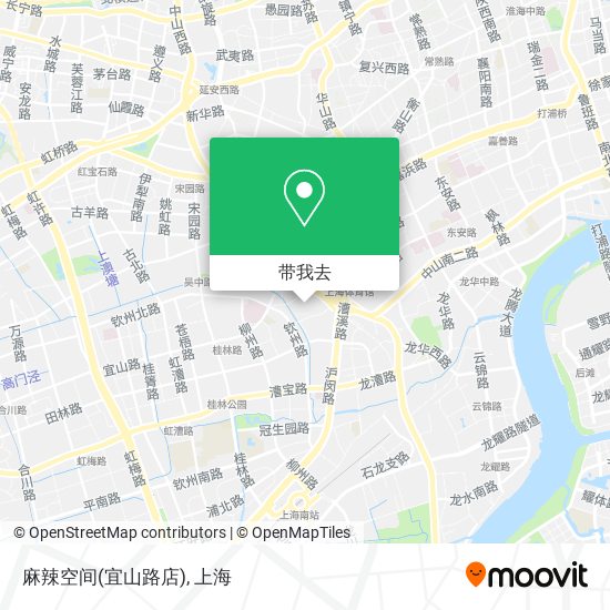 麻辣空间(宜山路店)地图