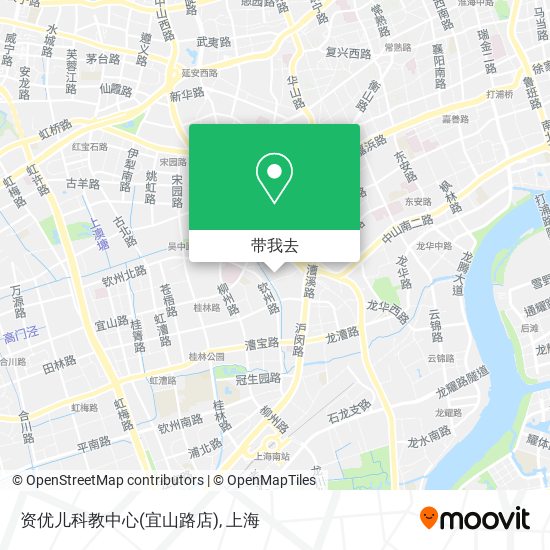 资优儿科教中心(宜山路店)地图