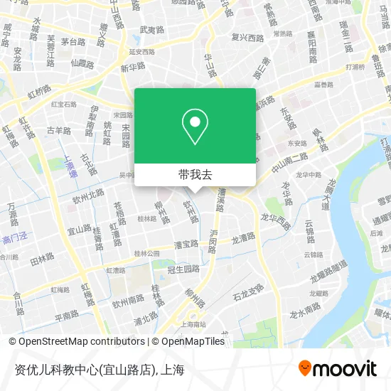 资优儿科教中心(宜山路店)地图