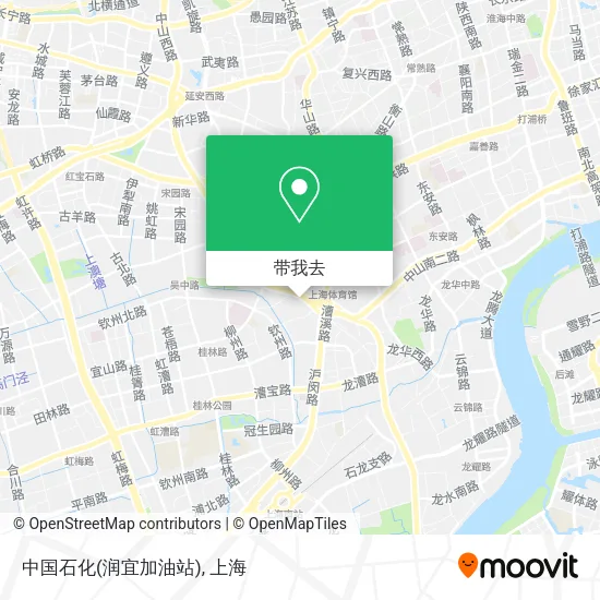 中国石化(润宜加油站)地图