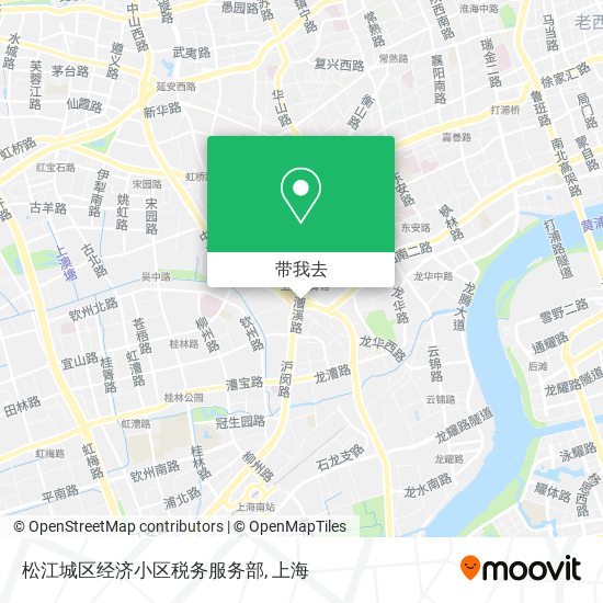 松江城区经济小区税务服务部地图