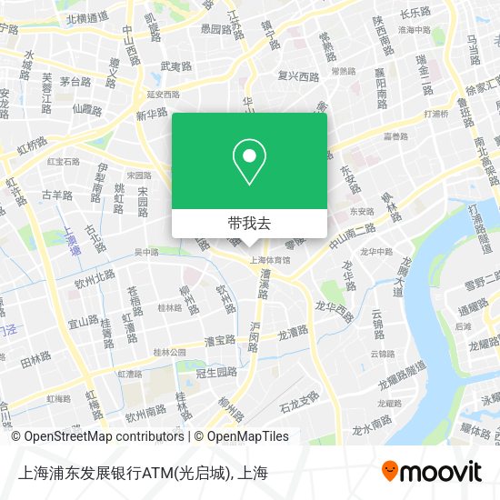 上海浦东发展银行ATM(光启城)地图