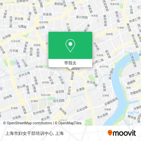 上海市妇女干部培训中心地图
