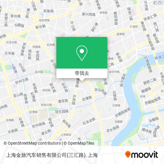 上海金旅汽车销售有限公司(三汇路)地图