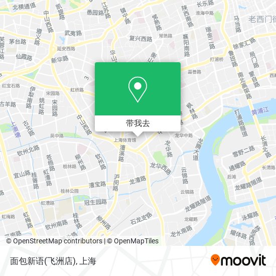 面包新语(飞洲店)地图