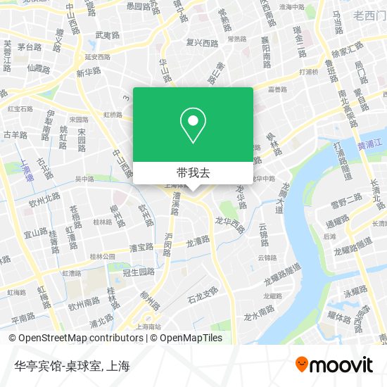 华亭宾馆-桌球室地图