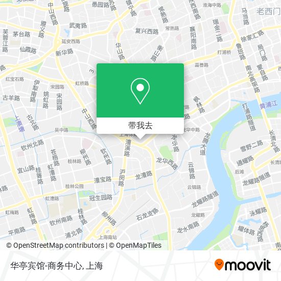 华亭宾馆-商务中心地图