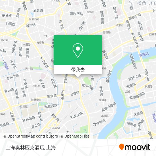 上海奥林匹克酒店地图