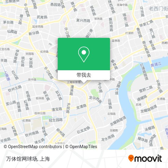 万体馆网球场地图