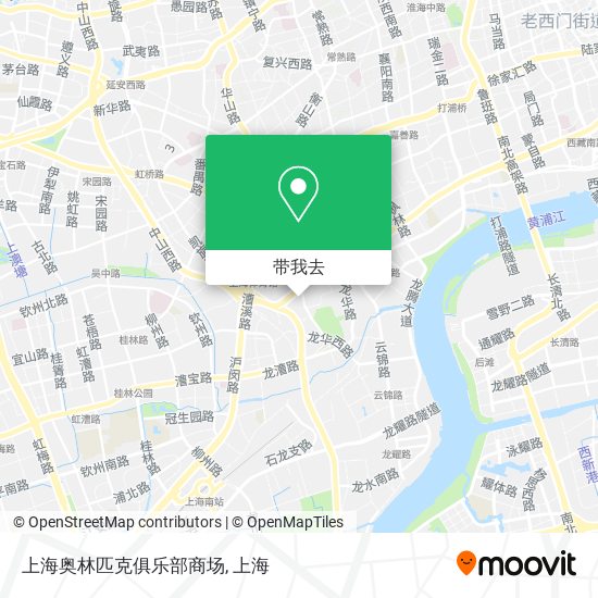 上海奥林匹克俱乐部商场地图