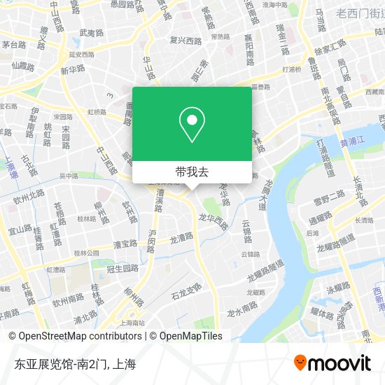 东亚展览馆-南2门地图