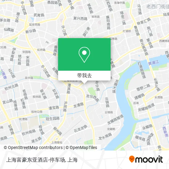 上海富豪东亚酒店-停车场地图