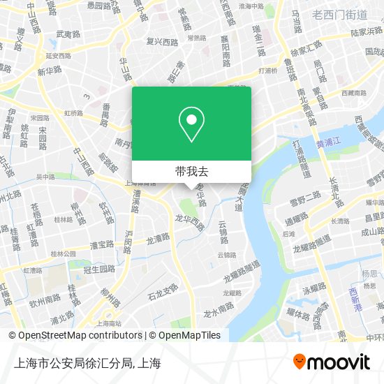 上海市公安局徐汇分局地图