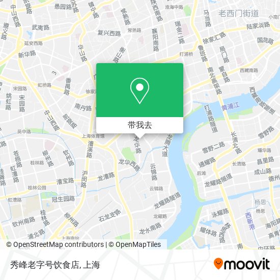 秀峰老字号饮食店地图