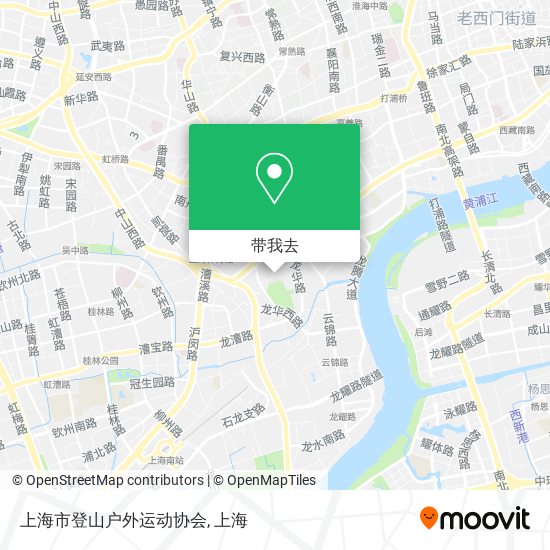 上海市登山户外运动协会地图