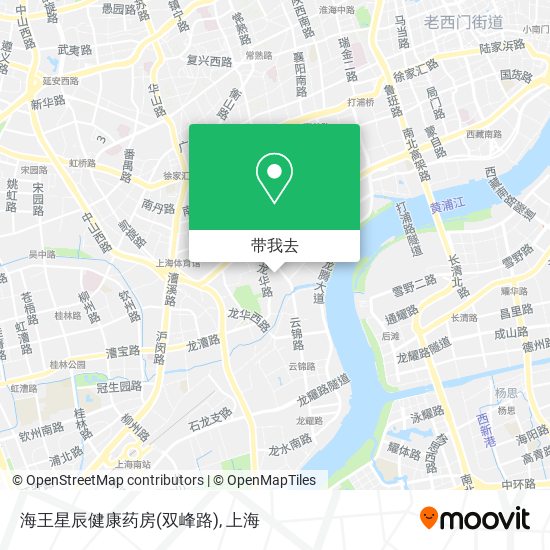海王星辰健康药房(双峰路)地图