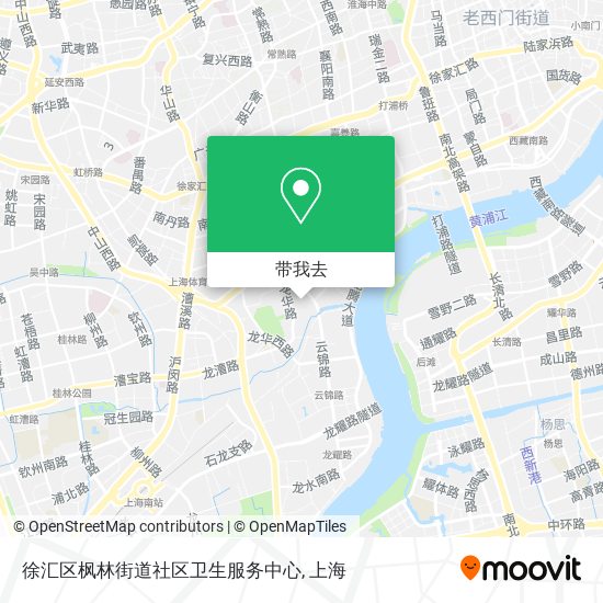 徐汇区枫林街道社区卫生服务中心地图