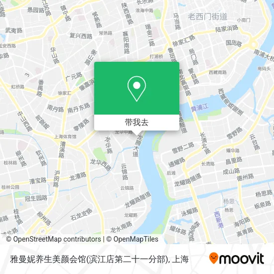雅曼妮养生美颜会馆(滨江店第二十一分部)地图