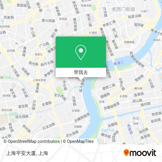 上海平安大厦地图