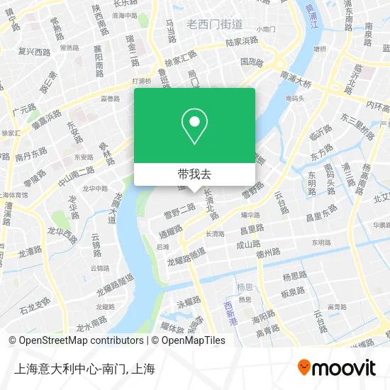 上海意大利中心-南门地图
