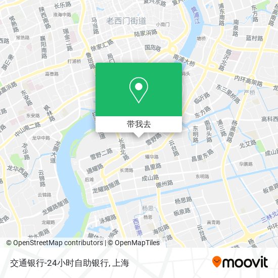 交通银行-24小时自助银行地图