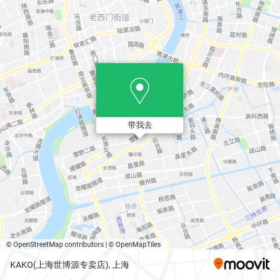 KAKO(上海世博源专卖店)地图