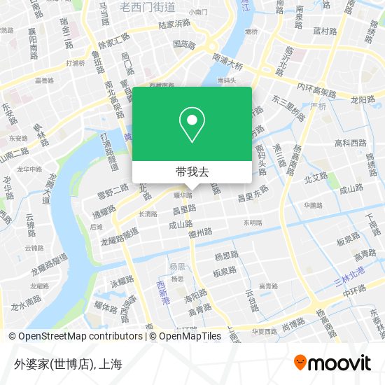外婆家(世博店)地图