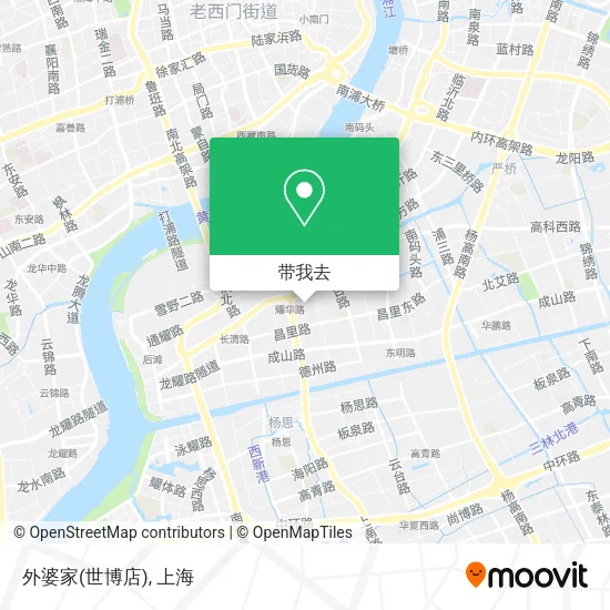 外婆家(世博店)地图