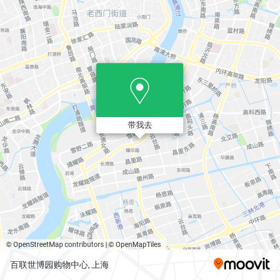 百联世博园购物中心地图