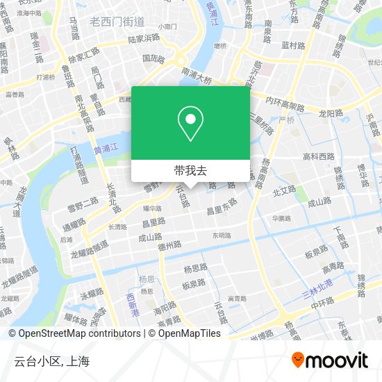 云台小区地图
