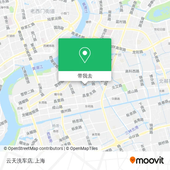 云天洗车店地图