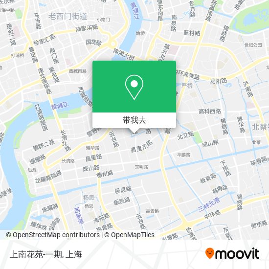 上南花苑-一期地图