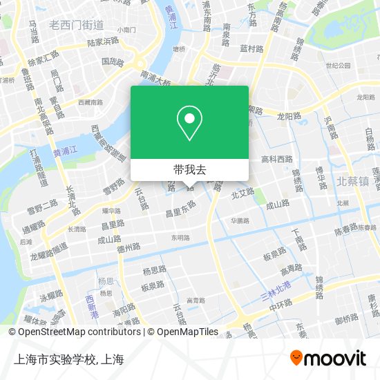 上海市实验学校地图