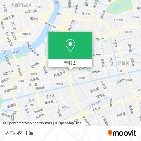 齐四小区地图