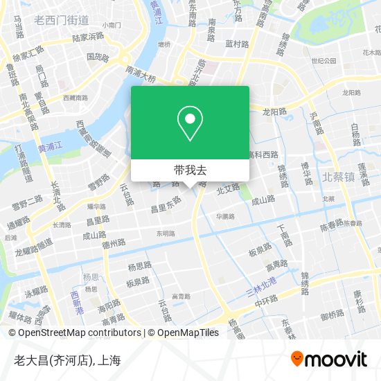 老大昌(齐河店)地图