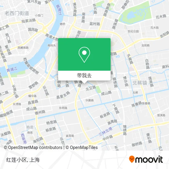 红莲小区地图
