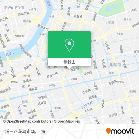 浦三路花鸟市场地图