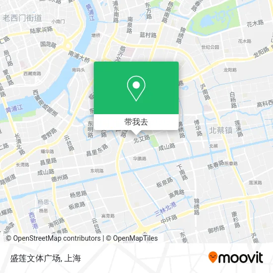 盛莲文体广场地图