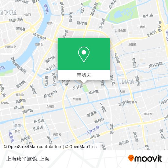 上海臻平旅馆地图